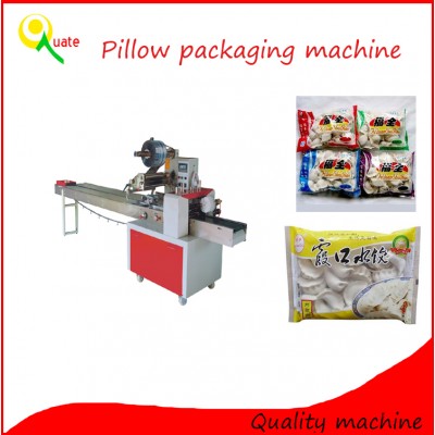 Bakery Manufacturer Horizontal Flow Pack Packing Equipment Three Side Sealing Pillow Bag Automatic Pie Packaging Machine